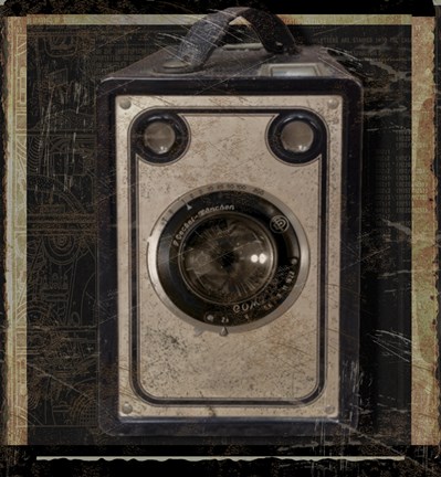 Framed Nostalgica: Vintage Camera Print