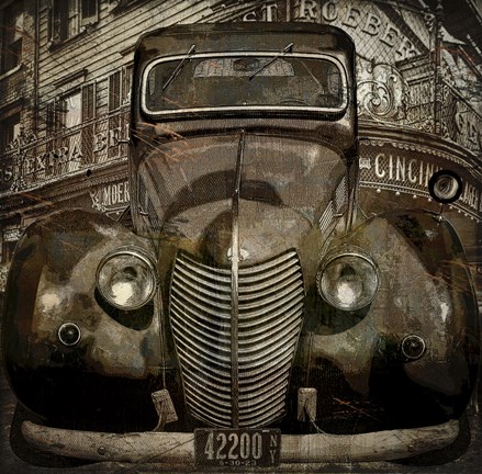 Framed Old New York Print