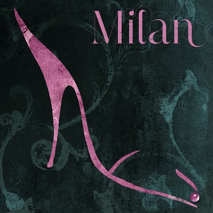 Framed Milan Shoes Print
