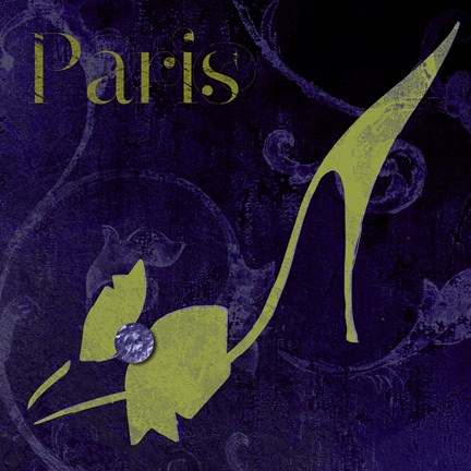 Framed Paris Shoes Print