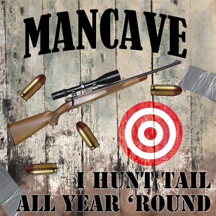 Framed Mancave IV Print