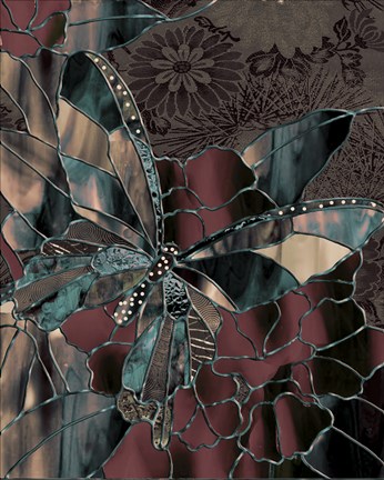 Framed Japanese Butterfly Print