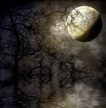 Framed Last Chance Moon Print