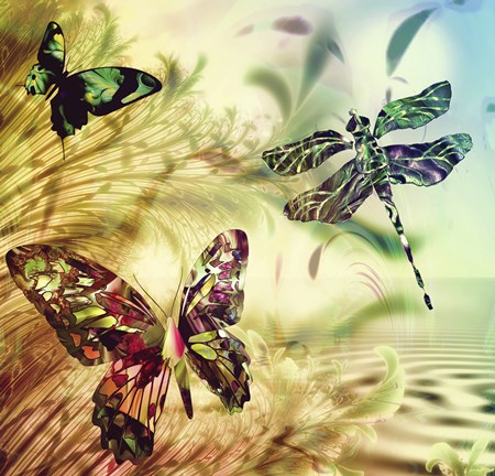 Framed Down by Misty Creek Print