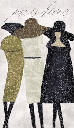 Framed Winter In Paris Print