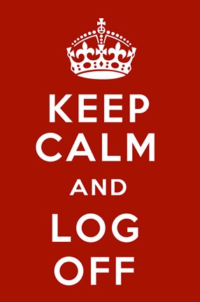 Framed Keep Calm II Print