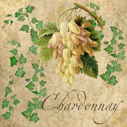 Framed Chardonnay Print