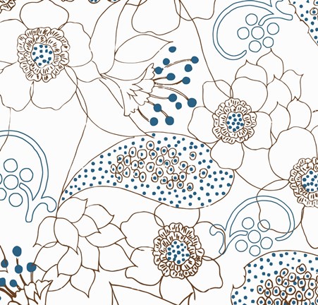 Framed Dominique White Print