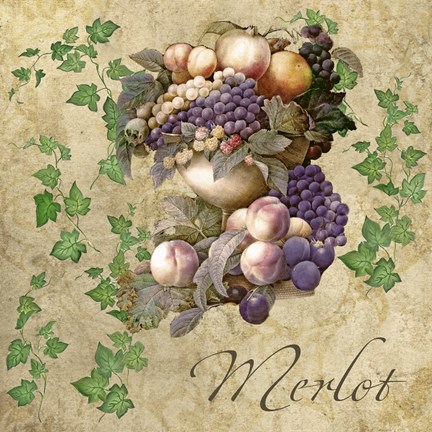 Framed Merlot Print