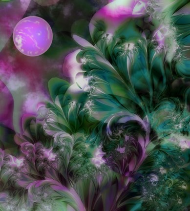 Framed Moon In Bloom Print