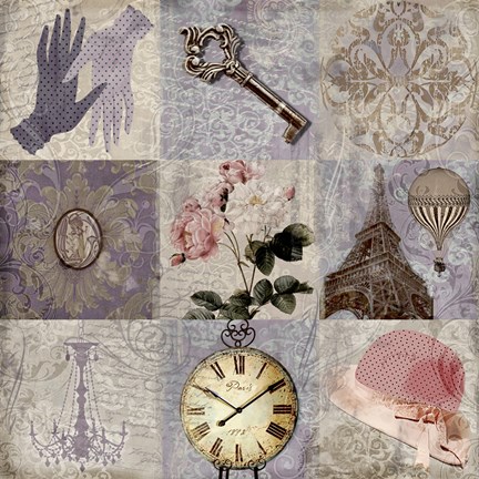 Framed Paris Nine I Print