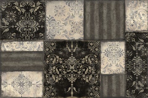 Framed Fleurs Enchantees Print