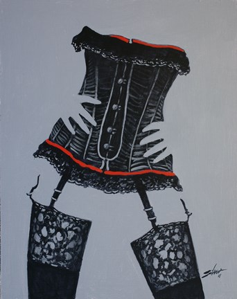 Framed Corset Print