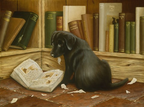 Framed Mischief Print