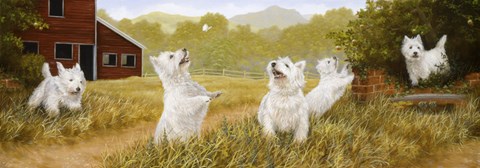 Framed Playful Print