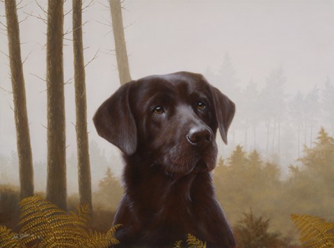 Framed Waiting for the Signal Print