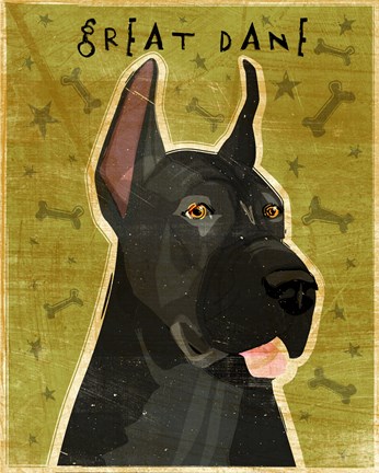 Framed Great Dane 3 Print