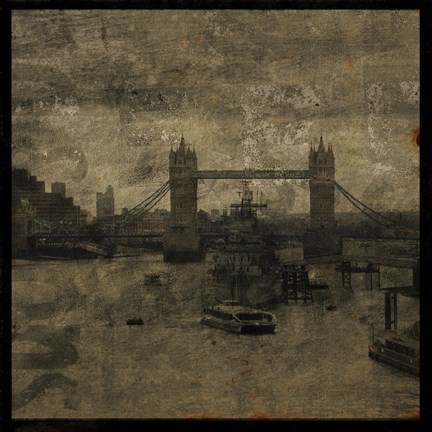 Framed Tower Bridge I Print