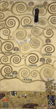 Framed Sketches for the Frieze for the Palais Stoclet in Brussels V Print