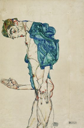 Framed Preacher (Self-Portrait), 1913 Print