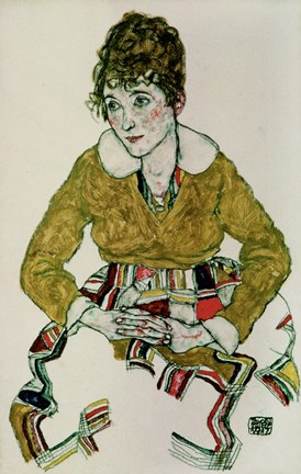 Framed Portrait Of The Artist&#39;s Wife, 1917 Print