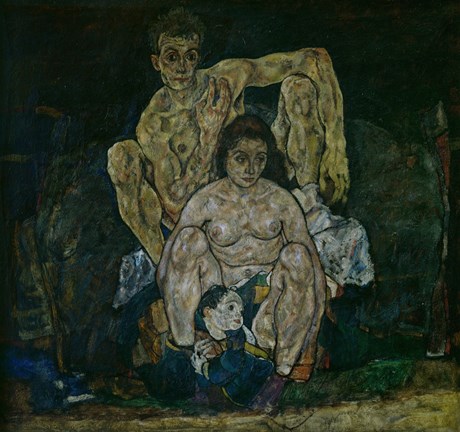 Framed Family, 1918 Print