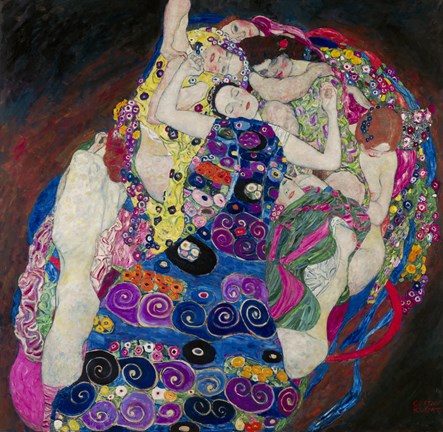 Framed Virgin (""Die Jungfrau""), 1913 Print