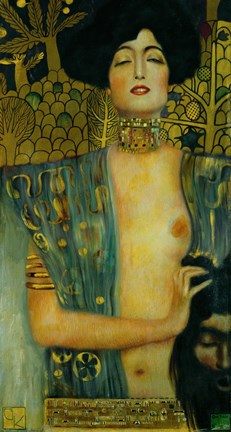 Framed Judith II (Salome), 1909 (detail) Print
