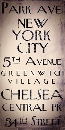 Framed New York City Print