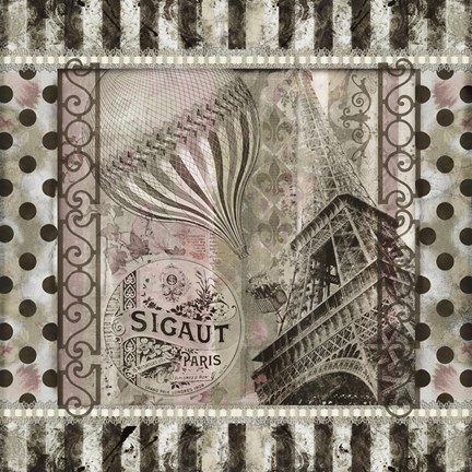 Framed When in Paris Print