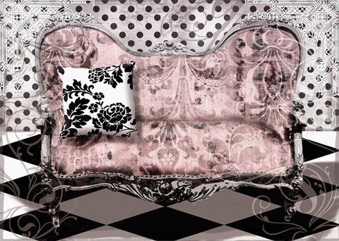 Framed Poitrine Rose Print