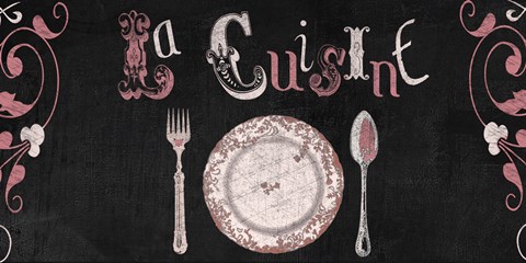 Framed French Sign I Print