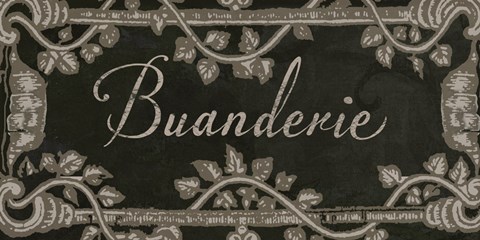 Framed Signes Francais VI Print