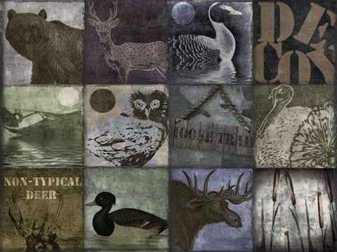 Framed Hunting Season V Print