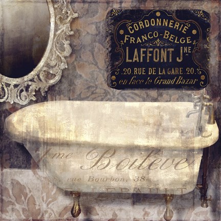 Framed Le Bain Paris I Print