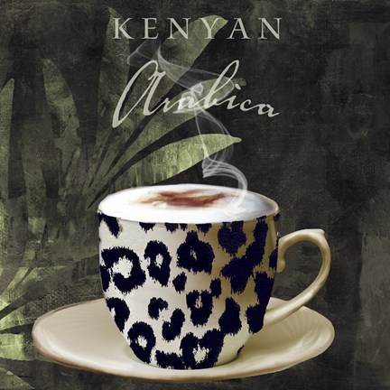 Framed Afrikan Coffee I Print