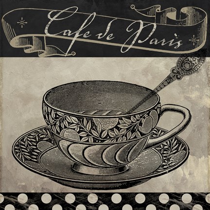 Framed Bistro Parisienne IV Print