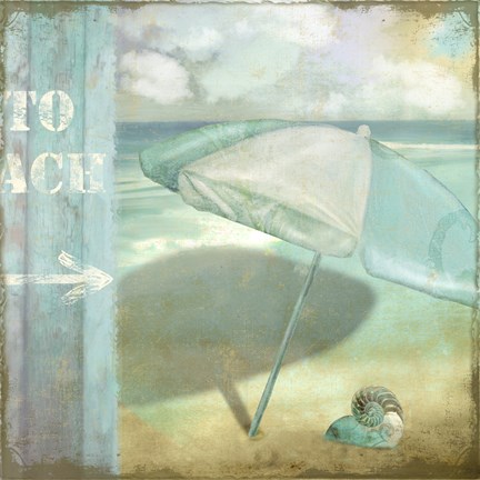 Framed By the Sea II Print