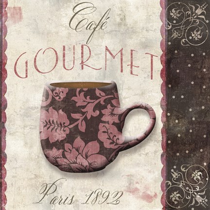 Framed Patisserie XIII Print