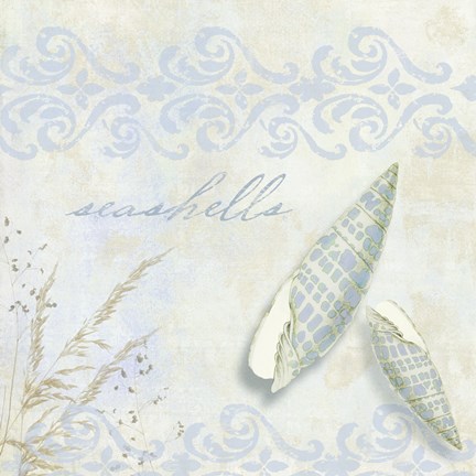 Framed She Sells Seashells II Print