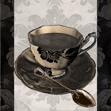 Framed Vintage Cafe IV Print