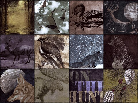 Framed On the Hunt I Print