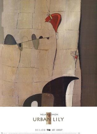 Framed Urban Lily Print