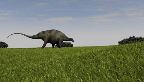 Framed Brachytrachelopan Print