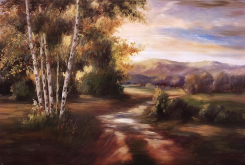 Framed Birchwood I Print