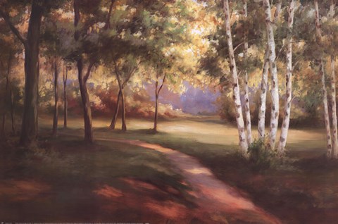 Framed Birchwood II Print