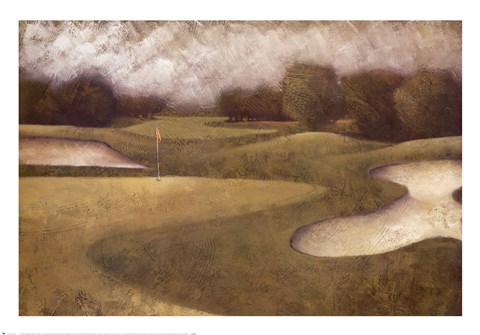 Framed Sand Trap II Print