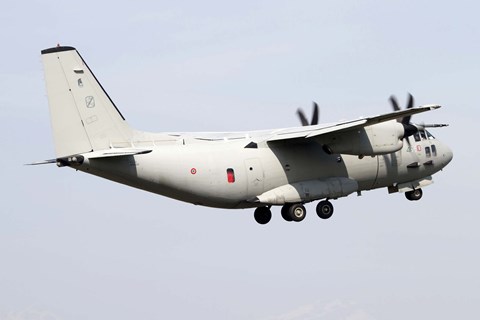 Framed Alenia C-27J Print