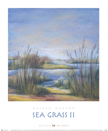 Framed Sea Grass II Print