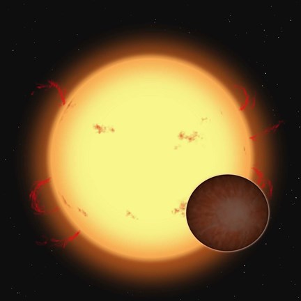 Framed HD 209458B (Extra Solar Planet) Print